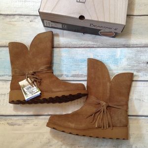 ankle boots camel